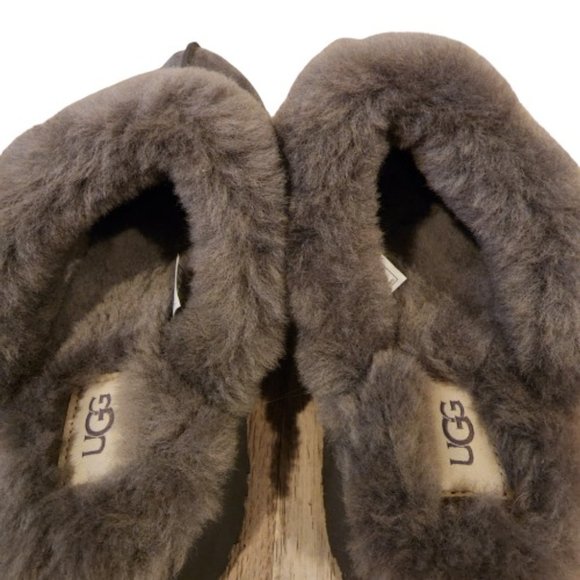 UGG Gray Slip-On Platform Slippers | Women’s Size 9 - Picture 8 of 10